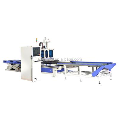 China Wood Working Furniture Production Line Making Machine Automatic Feeding CNC Wood Router With ATC for sale