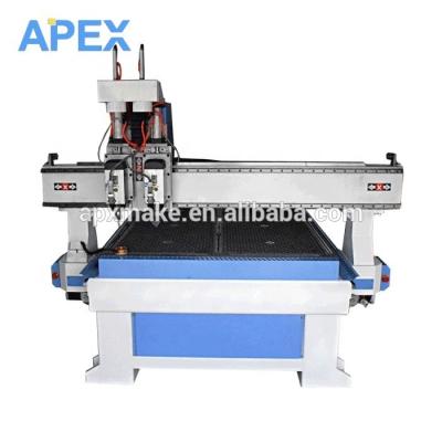 China Applicable 1340 Furniture Engraving Machine Two Process Wood CNC Router Price With Air Cooling Spindles for sale