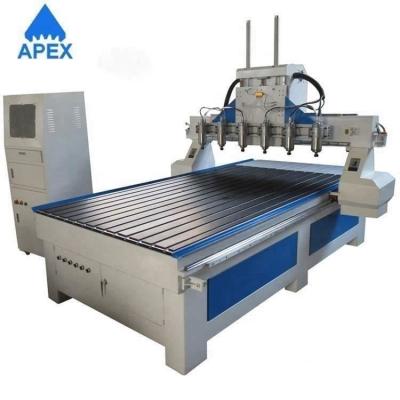 China Latest China Style Acrylic CNC Router 24 Months Warranty 4 Sections Vacuum Table Type 4 Axis Woodworking CNC Layout Routers for sale