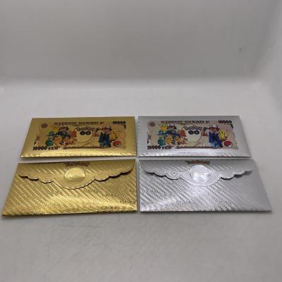 China Africa Animals Gold Color Magic Push-Monday Envelope Silver Color Baby Pikachu Gold Foil Baokemeng Envelope For Set 10 Pcs Gold Banknotes for sale