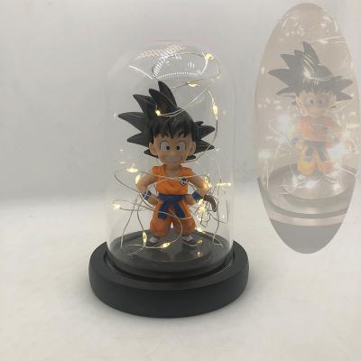 China Japan Anime Dragon Ball Z Son Gohan Action Numbers Main Stars Patch Collectible Action Figure Model Toy With Glass LED Light for sale