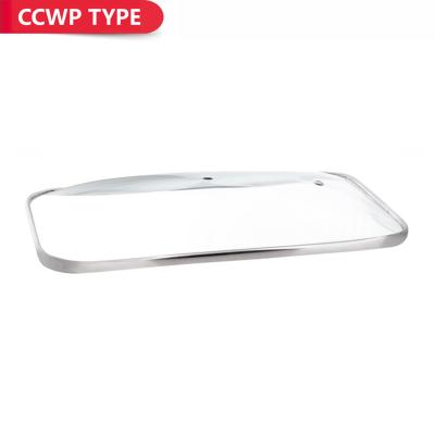 China Viable Type Rectangle Glass Jar Glass Pan Lid - CGWP Model G for sale