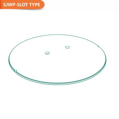 China Sustainable Glass Lid With Slot For Stainless Steel Plastic Casserole Hot Pot Thermo Bowl for sale