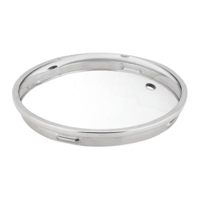 China Sustainable Glass Lid With Slot For Stainless Steel Plastic Casserole Hot Pot Thermo Bowl for sale