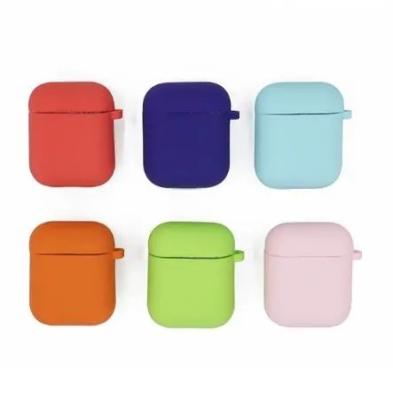 China For 3d earphone ice cream coffee earphone earphone silicone protective cases cover key chain for Airpods 1 2 for sale