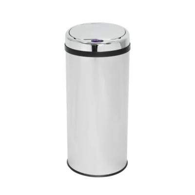 China New Design Touch Screen Household Kitchen 30L Movable Colorful Sensor Stainless Steel Sensor Trash Can Intelligent Trash Bin for sale