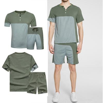 China QUICK DRY Men's Summer Set T-Shirt with Matching Shorts Gym Sets for Men's T-shirt and Short Set for sale