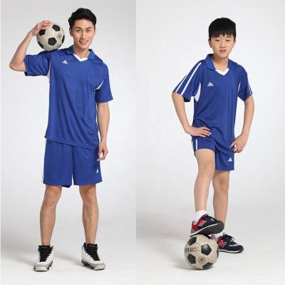 China Quick-drying stylish jersey soccer jersey blue and white football soccer shirt manufacturer for sale