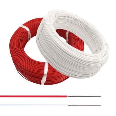 China 22AWG PFA high temperature Coated Copper Wire Silver Plated Copper High Temperature for sale