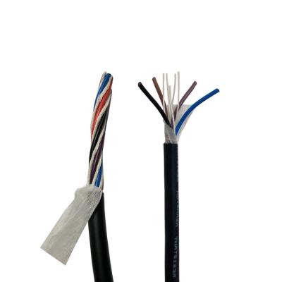 中国 24 Awg PURケーブルPUR 4の中心の電気ケーブル耐熱性ポリ塩化ビニールの絶縁材 販売のため