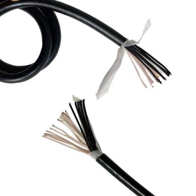 中国 22AWG 18は裸の編みこみの銅線TPEの絶縁した黒を芯を取る 販売のため