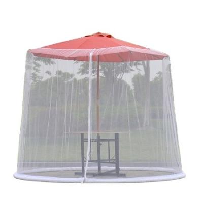 China Durable Adjustable Patio Umbrella Insect Screen for Outdoor Patio Umbrella, Mosquito Mesh Netting, Zipper Door, Fillable Seating Cover Base for sale