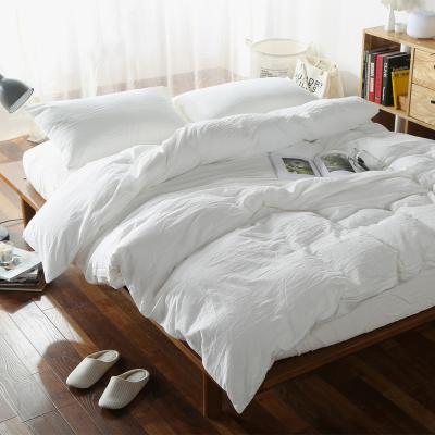 China Nondisposable 100% Cotton Bed Sheet Hotel Flat Sheet Sets for sale