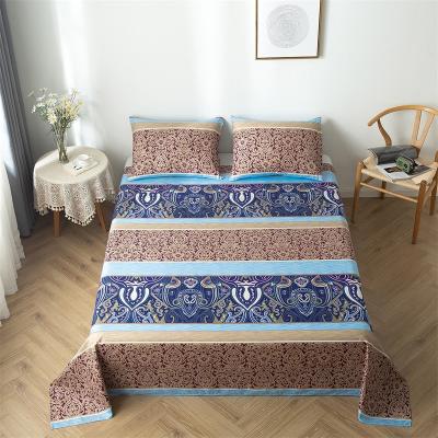 China Home Use Soft Sheet Makers For Home Flat Sheet Color In CHOICE 100% Polyester All-Season Embroidered Skilled Bathroom Adults for sale