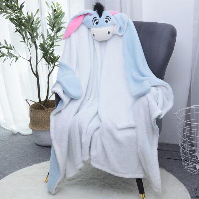 China Home Cartoon Print Blanket Smooth Soft Soft Kids Baby For Camping Sofa Chair Bed Office Traveling 50