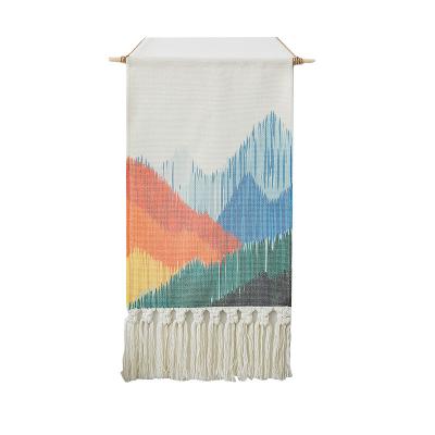 China Art Decor Home Geometric Macrame Woven Bohemian Wall Hanging for sale