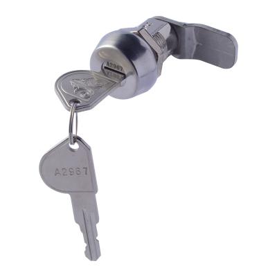 China Zinc Alloy Key Coin Lock Handle Cam Padlockable Handle Swing Open Lock for sale