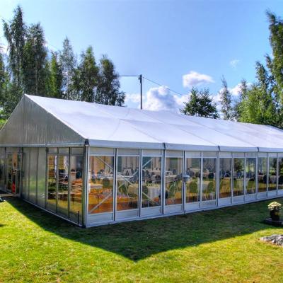 China Outdoor Large Marquee Water Proof Frame Tent Wedding Event Party Wedding Tent Aluminum Transparent Luxury Event Tents for sale