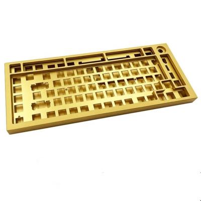 China Aluminum CNC Keyboard Case Keyboard Mechanical CNC Parts for sale