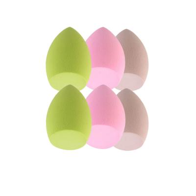 China Professional Cosmetic Egg Olive Powder Puff Foundation Makeup Sponge Beauty Oblique Blender 4*6.4cm for sale