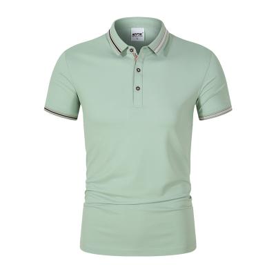 China Hot Sale Breathable Men's Loose Polo T-Shirt With Logo With Print In Good Quality Polo Shirt for sale