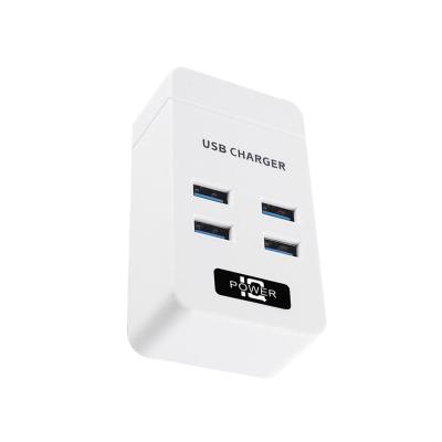 China Professional Manufacturer Fireproof Material PC Supply 110v-250v Rated Voltage Usb 4 White Power Strip for sale