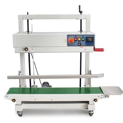 China FR-1100V Food Automatic Vertical Strip Plastic Bag Sealing Machine Continuous Heat Sealing Machine for sale