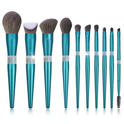 China High Quality Wooden Handle Silky Soft Vegan Luxury Make Up Brush Kit Private Label Custom Cosmetic Professional Makeup Brush Set for sale