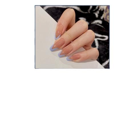 China Luxury Design Fashion Artificial Nails Long Full Cover Fakenail Press Tips Maker for sale