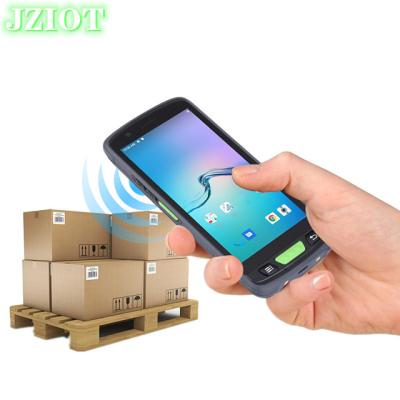 China JZIOT V9000P 5.5inch Android 9.0 PDA Barcode Scanner Industrial PDAs Android 9.0 Handheld Terminal Pda for sale