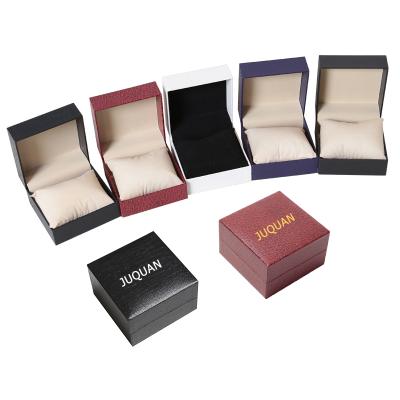 China Classic Logo High Quality Custom Packaging Gift Box Watch Style Classic Watch Box Black Cardboard Paper Gift for sale