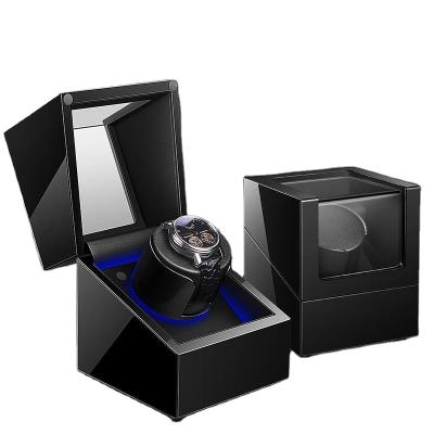 China Wholesale Custom High Gloss Automatic Motor Watch Motor Watch Winder Stock Single Pu Leather Super Quiet Motor For Watches 1 for sale