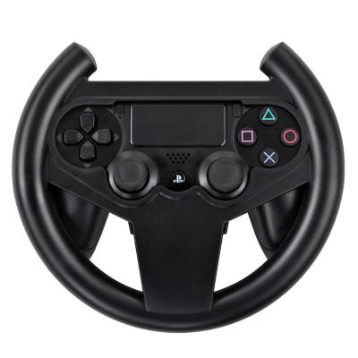 China VIBRATION MOTOR ABS Plastic Wrapping Steering Wheel Controller For PS4 Game Accessories Game Wheels For PS4 Console Camepad Stick Grip for sale