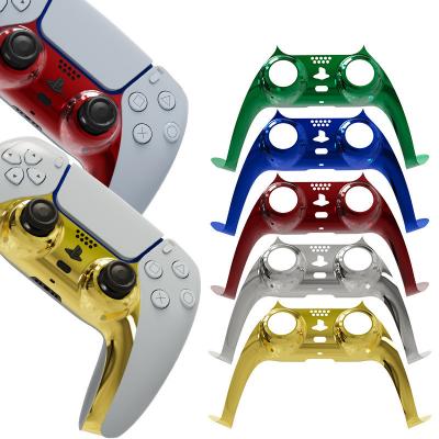 China Silicone Electroplate Protective Decorative Tape Shell For PlayStation 5 Controller Joystick Decoration Shell For PS5 Gamepad Cover Case for sale