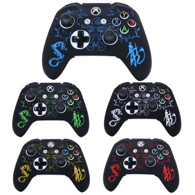 China For Xbox One Laser Cutting Design Soft Silicon Control Case For Xbox One Controller Skin Cases Gamepad Joystick Video Game Accessories Cover for sale