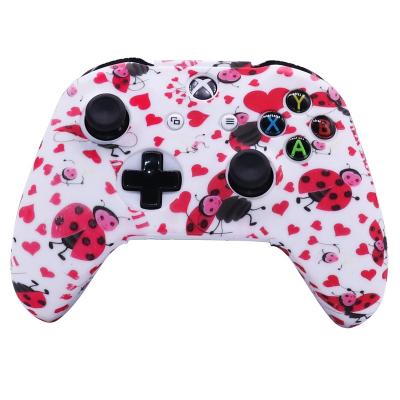 China For Xbox One s Silicone Gamepad Case Protective Skin For Xbox One Slim Controller Controle Cover Joystick For XBOXONES Video Game Accessories for sale