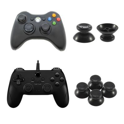 China Black Plastic Analog 3D Gamepad Thumb Stick Grip Caps Thumbsticks Game Repair Parts For PS3/PS4/XBOX 360 Gamepad Controller For PS3/PS4/XBOX 360 for sale