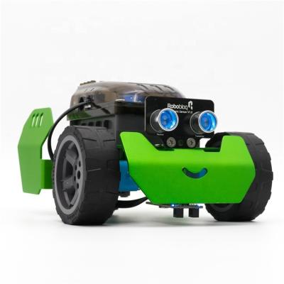 China Scratch 3.0 Based Environment New Design Graphics Educational Coding Kids Coding Toys Green Smart Robots For School Training Center for sale