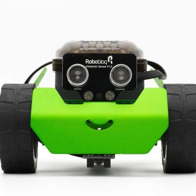 China DIY TOY Educational Robot Toys - High Quality Green Metal Educational Robot for Kids Programming and Coding for sale