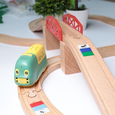 China Slot Toy Wooden Train Educational Toys For Kids (Coding Fast Train) for sale