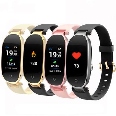 China Touch Screen Ladies S3 Smart Watch Lady Women Heart Rate Monitor Fitness Tracker Smart Band Waterproof For Android IOS for sale