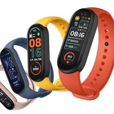 중국 Heart Rate Fitness Tracker M6 Heart Rate Fitness Tracker Smartwatch M6 Smartwatch 5 Colors AMOLED Screen Touch Screen M6 Wristband Band 판매용