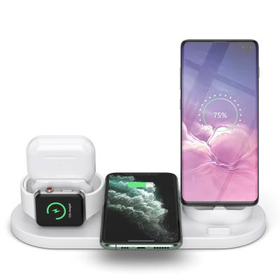 China Mobile Phone Tablet MP3 GPS 2021hot sale Amazon good quality 3 in 1 fast wireless charger 3 in 1 wireless charging stand for sale