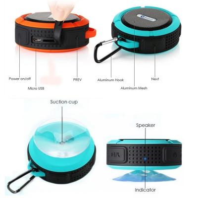 China Mini Wireless Shower Speaker - Certified Waterproof - Wireless It Pairs Easily To All Your BT Devices - Phones, Tablets for sale