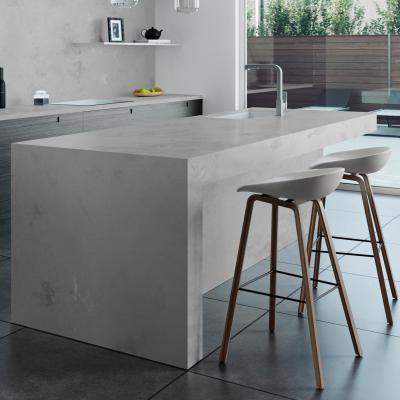 China Large Slab Modern Kitchen Bathroom Countertops Superior Gray Artificial Solid Surface Quartz Stone Engineered Stone for sale