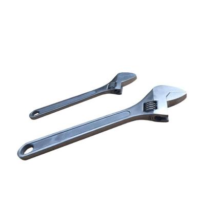 China High Quality 6inch Adjustable 420 Stainless Steel Hardware Repair Tools Stainless Steel Wrench for sale