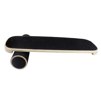 China Gym Non-Slip Outdoor Fitness Shimmy Surf Balance Board Wooden Roller for sale