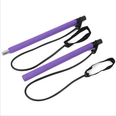 China Durable Adjustable Portable Pilates Resistance Band Bar for sale