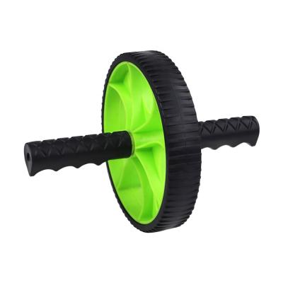 China Abdominal Gym Durable Mute Wheel Exercise Muscle Home Fitness Equipment Round Double Wheel Abdominal Wheel for sale