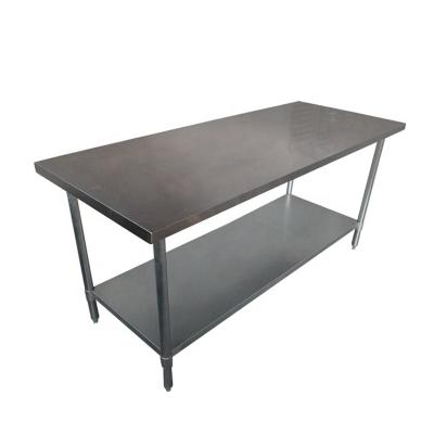 China Chinese Best Quality Commercial Work Table With Undershelf Stainless Steel Industrial Work Bench for sale